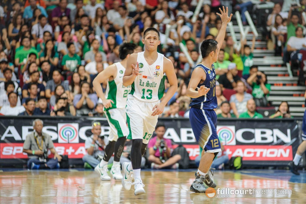 Rookie Green Archer Andrei Caracut was impressive in his debut as he scored 13 points, hit three three-pointers, and dished out three assists. Photo by Ken Koo