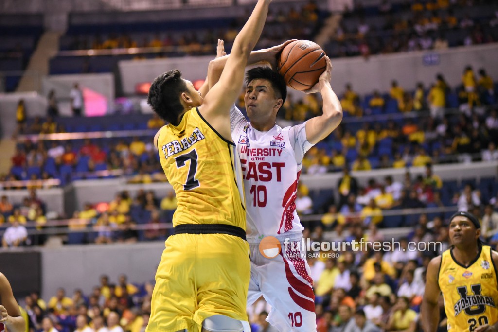 UE's Paul Varilla lead the Red Warriors short resurgence also with his career-high 25 points