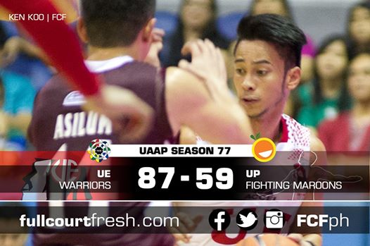 Click the photo to view more photos from the UP vs UE game